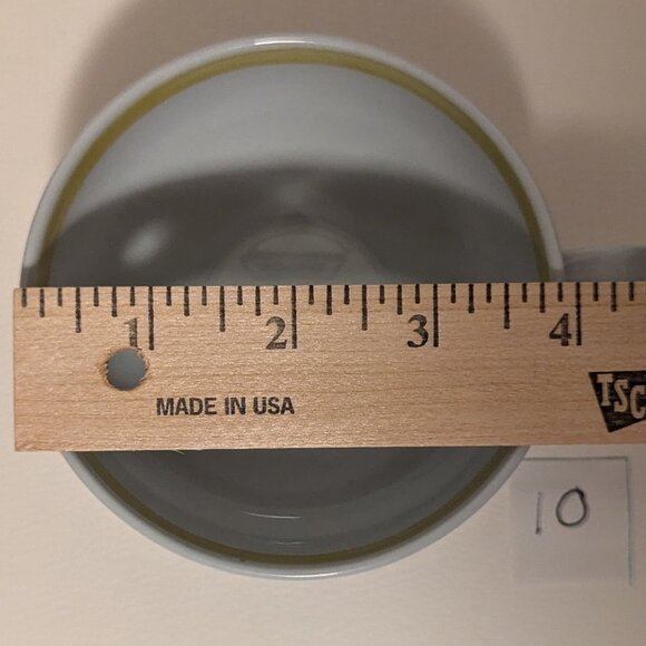 Vintage Handpainted Arabia Finland Windflower Teacup and Saucer with Flaw - Picture 11 of 14